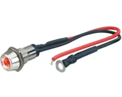 Varningslampa LED Chrome, Fire Red Foliatec
