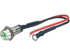 Varningslampa LED Chrome, Grön Foliatec