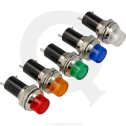 Varningslampa 12V - Kromad Bas QSP Products