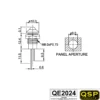 Varningslampa - 12V LED Kromad Bas QSP Products