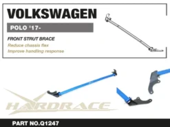 Volkswagen POLO 2017+ Främre Fjäderbensstag Hardrace