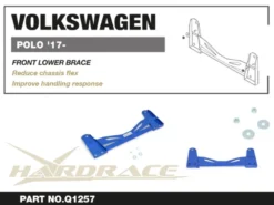 Volkswagen POLO 2017+ Främre Nedre Förstärkningsstag Hardrace