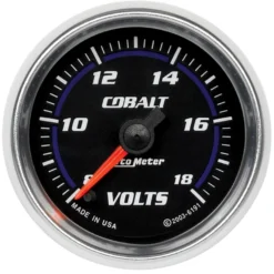 Voltmätare 52mm 18V (Digital Stepper-motor) COBALT