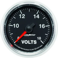 Voltmätare 52mm 18V (Digital Stepper-motor) GS