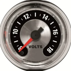 Voltmätare 52mm 18V (Digital Stepper-motor) AMERICAN MUSCLE
