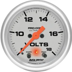 Voltmätare 52mm 18V (Digital Stepper-motor) Ultra-Lite