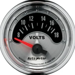 Voltmätare 52mm 18V (Elektrisk) AMERICAN MUSCLE