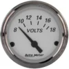 Voltmätare 52mm 18V (Elektrisk) AMERICAN PLATINUM