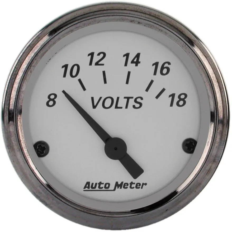 Voltmätare 52mm 18V (Elektrisk) AMERICAN PLATINUM