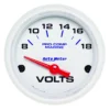 Voltmätare 52mm 18V (Elektrisk) MARINE Vit