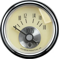 Voltmätare 52mm 18V (Elektrisk) PRESTIGE ANTIQUE IVORY