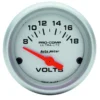 Voltmätare 52mm 18V (Elektrisk) Ultra-Lite
