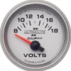 Voltmätare 52mm 18V (Elektrisk) ULTRA-LITE II