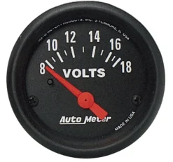 Voltmätare 52mm 8-18V (Elektrisk) Z-SERIES