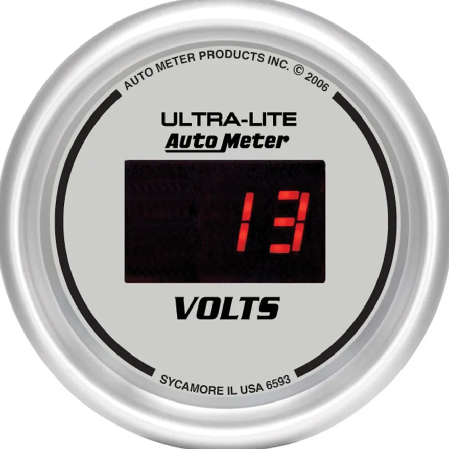 Voltmätare 52mm 18V Ultra-Lite Digital
