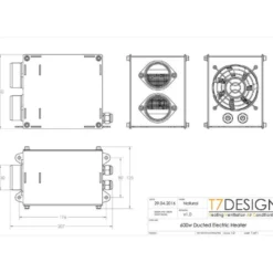 Värmepaket Elektriskt 600w 12v T7Design