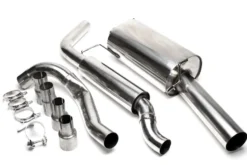 VW Golf I Cabriolet, Scirocco II Golf I Cabriolet, Typ 155, / Scirocco II, Typ 53B 1984-1993 Rostfritt Sportavgassystem Catback TA Technix