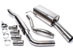 VW Golf I Cabriolet, Scirocco II Golf I Cabriolet, Typ 155, / Scirocco II, Typ 53B 1984-1993 Rostfritt Sportavgassystem Catback TA Technix