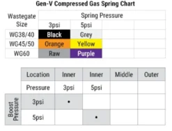 WG50 GenV Pro-Gate50 CG (CO2) Extern Wastegate - 5psi Svart Turbosmart