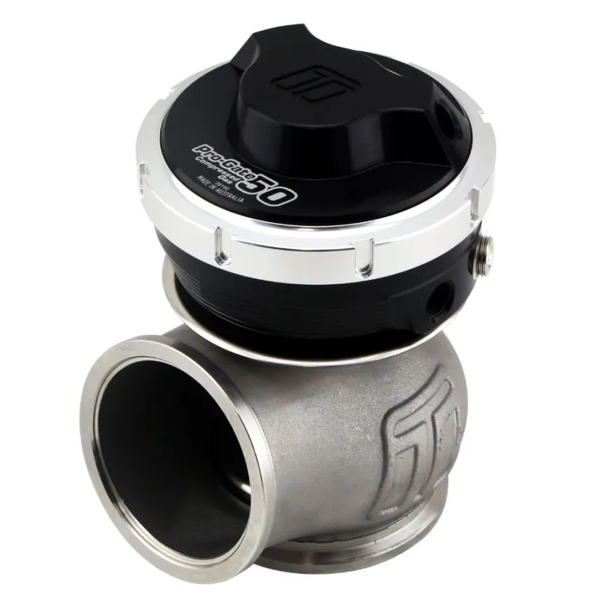 WG50 GenV Pro-Gate50 CG (CO2) Extern Wastegate - 5psi Svart Turbosmart