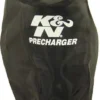 YA-4350PK Förfilter Precharger Svart Yamaha K&N Filters